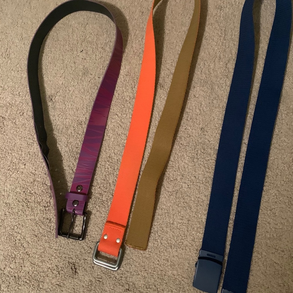 Assorted men’s belts - waist ~32-36